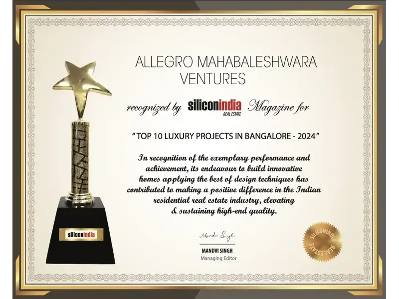 Silicon India Certificate
