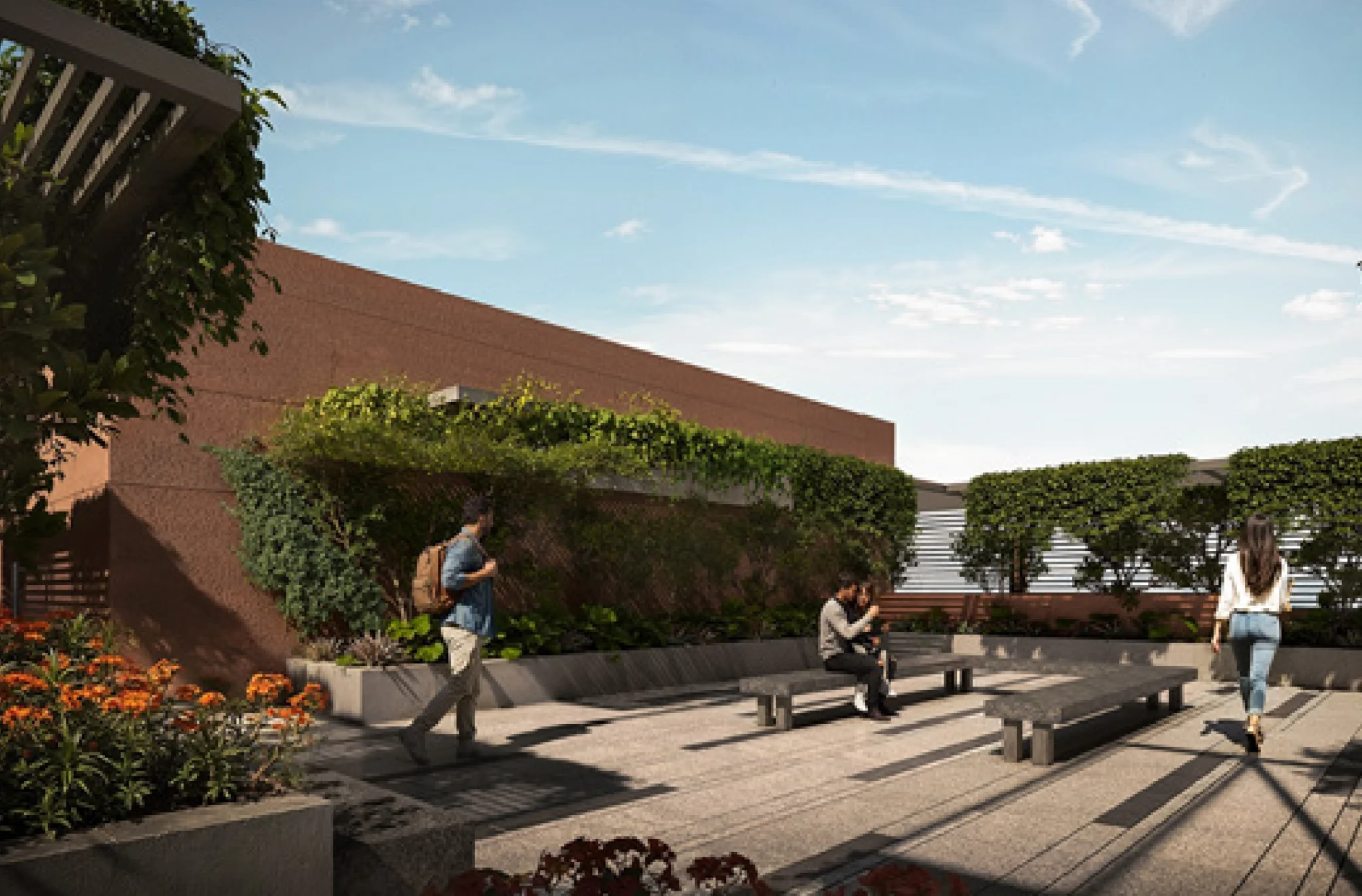 Terrace Deck with seating